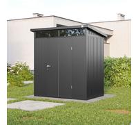 PRIMEYARD 180 x 120 cm Caseta de jardín, antracita - (GFPV00973)