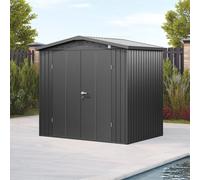 PRIMEYARD 210 x 150 cm Caseta de jardín, antracita - (GFPV00978)