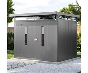 PRIMEYARD 263 x 228 cm Caseta de jardín, antracita - (GFPV00905)