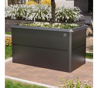 PRIMEYARD Design 150 x 85 x 77 cm Huerto urbano, acero, antracita metalizado, Incl. Protección contra babosas - (GFPV00780)