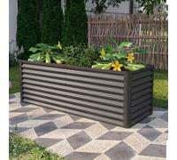 PRIMEYARD Eco 190 x 70 x 65 cm Huerto urbano, acero, antracita - (GFPV00962)