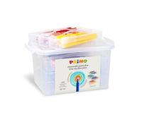 PRIMO - 120 Rotuladores Punta Fina de 2,5 mm, Rotuladores Lavables Niños +3 Años, Maletín 12 Colores para Colorear Dibujar y Manualidades, Material Escolar y Papelería, Vuelta al Cole Made in Italy