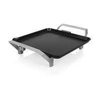 Princess 103090 Table Chef Premium Compacta, Plancha Cuadrada 28 x 28 cm, cocina sin aceite, aluminio fundido con revestimiento antiadherente, Asas frías al tacto, Termostato regulable, 1500 W