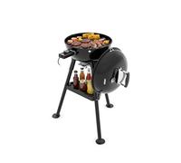 Princess Barbacoa Kettle híbrida 01.112270.01.001 – Eléctrica y carbón, 2000 W, termómetro integrado