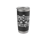 Princess Security Protection Fiesta de cumpleaños Familia a juego Vaso térmico de acero inoxidable de doble pared