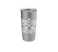 Princess Security Protection Fiesta de cumpleaños Familia a juego Vaso térmico de acero inoxidable de doble pared