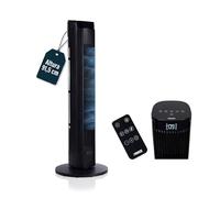 Princess Ventilador de torre Diseño elegante - 40 W - Potente, Silencioso, Bajo consumo - Altura: 91,5 cm - Oscilante - 4 modos - 12 velocidades - 352370