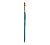 Princeton Art & Brush Princeton Select Sintético Mango Corto Lengua Gato Nº 4, Azul, Filbert 4