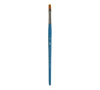 Princeton Art & Brush Princeton Select Sintético Mango Corto Sombreador Plano Nº 4, Azul, Flat Shader 4