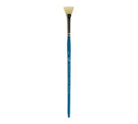 Princeton Artist Brush Princeton Select Sintético Mango Corto Cerda Abanico Nº 2, Azul, Fan Natural 2