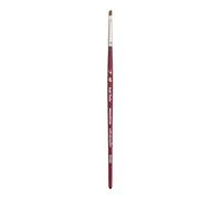 Princeton Velvetouch Artiste, Mixed-Media Brush for Acrylic, Watercolor & Oil, Series 3950 Angle Shader Luxury Synthetic, Size 1/8 Inch