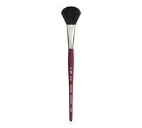 Princeton Velvetouch Artiste, Mixed-Media Brush for Acrylic, Watercolor & Oil, Series 3950 Oval Mop Luxury Synthetic, Size 3/4