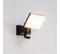 Prios Proyector LED de pared para exteriores Avayah, detector de movimiento,
