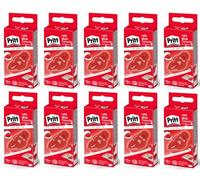 Pritt 10 rollos de cinta adhesiva permanente, aplicación precisa con panal, 16 m de longitud, 8,4 mm de ancho