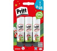 Pritt 1639445 - Barra de pegamento, Pack de 3 x 22g