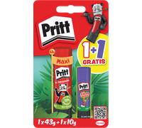 Pritt Barra de pegamento BTS-Promotion Set una maxi de 43 g y una barra de pegamento fun colors, pegamento seguro y apto para niños para manualidades, trabajos de artesanía y para la escuela