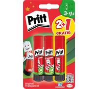 Pritt Barras de pegamento 9H PGS5B 11 g, con tatuajes, apto para niños, Juego de 3