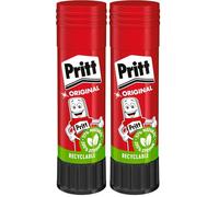 Pritt Pegamento en barra Pritt, seguro y apto para niños manualidades, fuerte uso escolar de oficina, 1 22 g (Paquete de 2)
