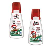 Pritt pegamento para manualidades, 2 frascos de 100 g de pegamento multiusos de secado transparente para casa, la escuela o la oficina, pegamento blanco para manualidades para niños