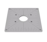 PRIWAS placa de inserción compatible con Einhell TC-RO 1155 E | placa de inserción para mesa de fresado compatible con fresadoras de superficie Einhell