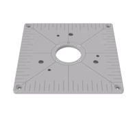 PRIWAS placa de inserción compatible con Einhell TE-RO 1255 E | placa de inserción para mesa de fresado compatible con fresadoras de superficie Einhell