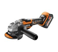 Pro 18V Amoladora angular de batería BEWS18-125BLLI-502C (2 baterías, 5 Ah, Diámetro disco: 125 mm, Número de revoluciones de marcha en vacío:...