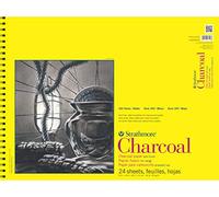 Pro-Art 330180 Strathmore Carbón Vegetal Espiral Bloc de Papel (91,4 x 60,9 cm, 24 Hojas