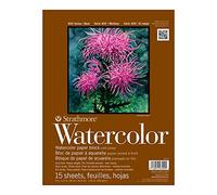 Pro-Art Bloc Encolado 4L 22,8x30,5 15H Strathmore Watercolor (400) 300g Blanco Natural