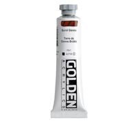 Pro-Art Golden Pintura Acrílica con Cuerpo Espeso 2 Oz. -Burnt Sienna