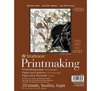 Pro-Art Strathmore grabado Bloc de papel, 20,3 cm x 25,4 cm, 20 hojas