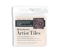 Strathmore Artist Azulejos de artista 4 x 4 pulgadas – Tono gris – Papel