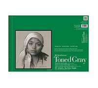 Pro-Art Strathmore Sketch Paper Pad 18"X24"-80lb Toned Gray 24 Sheets