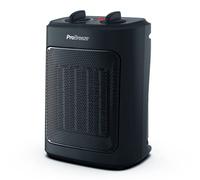 Pro Breeze Calefactor Bajo Consumo 2000W, 3 Niveles de Potencia y Modo Solo Ventilador- Para Casa, Oficina Escritorio, Dormitorio o Terraza - Estufa Eléctrica
