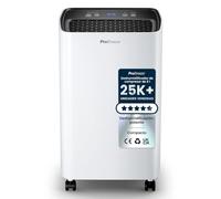 Pro Breeze Deshumidificador 6L y depósito de agua de 2L, secado de ropa y sensor de humedad - Deshumidificador portátil temporizador 24H humedad, moho y condensación. Habitaciones (20m²)