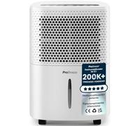 Pro Breeze Deshumidificador Silencioso 12L, Depósito Extraíble y Desagüe Continuo, 3 Modos, Temporizador 24h, Sensor de Humedad, Absorbe Humedad y Elimina el Moho de Habitaciones (20 m²)