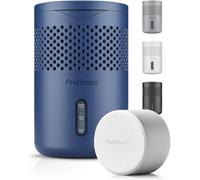 Pro Breeze Osmo Deshumidificador pequeño, silencioso y recargable con pastilla. Antihumedad armarios, casa, habitaciones - Absorbente de humedad sin electricidad - Azul