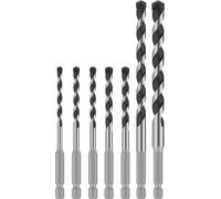 Bosch Brocas PRO HEX-5 7 piezas para piedra dura y hormigón 4x100/5x100/6x100/8x150/10x150 mm