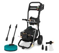PRO Lavadora de Alta Presión V25-3 - 2500W - 180 bar - motor de inducción | Incluye limpiador de patios, pulverizador de espuma y 5 boquillas
