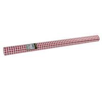 Pro Nappe - Ref 802070I - Mantel desechable en Papel gofrado - Gofrado único, estético y Profundo - Rollo de 20 M de Largo y 1,20 M de Ancho - Color Vichy Rojo