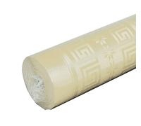 Pro Nappe - Ref R485024I - Mantel de Papel Damasco desechable en Rollo 50 M Largo X 1,20 M Ancho - Color Marfil - Papel Damasco con Estampado Universal Chic y clásico