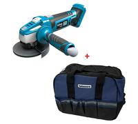 PRO Series Amoladora angular de batería + bolsa Wisent (Sin batería, Diámetro disco: 115 mm)