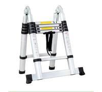 Pro-Steps Escalera Telescópica 3.2m Aluminio Antideslizante 150kg CE TUV GS EN131