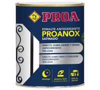 Proa. Esmalte directo sobre óxido antioxidante Proanox, Marrón RAL 8016, 750 ml, Embalaje puede variar