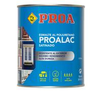 PROA Esmalte Laca al poliuretano Proalac. Blanco. 4 L. Pinta tus muebles de cocina, radiadores, madera o metales con la máxima calidad. Valido para interior y exterior.