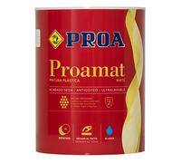 Proa. PINTURA PLÁSTICA EXTERIOR MATE ANTIVERDIN. PROAMAT, MIÑO. 750 ML