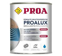 PROA PROALUX Esmalte al agua Multiadherente. Blanco. 4 L. Multisuperficie. Brillante