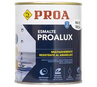 Proa. PROALUX Esmalte al agua PROA Mate, Blanco. 750 ML