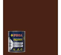 PROANOX - Esmalte directo sobre óxido con acabado satinado 750 ml, pintura antioxidante para superficies oxidadas sin preparación previa, rendimiento 6 a 8 m² por litro Brown RAL 8016