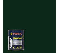 PROANOX - Esmalte directo sobre óxido con acabado satinado 750 ml, pintura antioxidante para superficies oxidadas sin preparación previa, rendimiento 6 a 8 m² por litro Green English RAL 6009