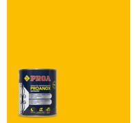 PROANOX - Esmalte directo sobre óxido con acabado satinado 750 ml, pintura antioxidante para superficies oxidadas sin preparación previa, rendimiento 6 a 8 m² por litro Yellow RAL 1023